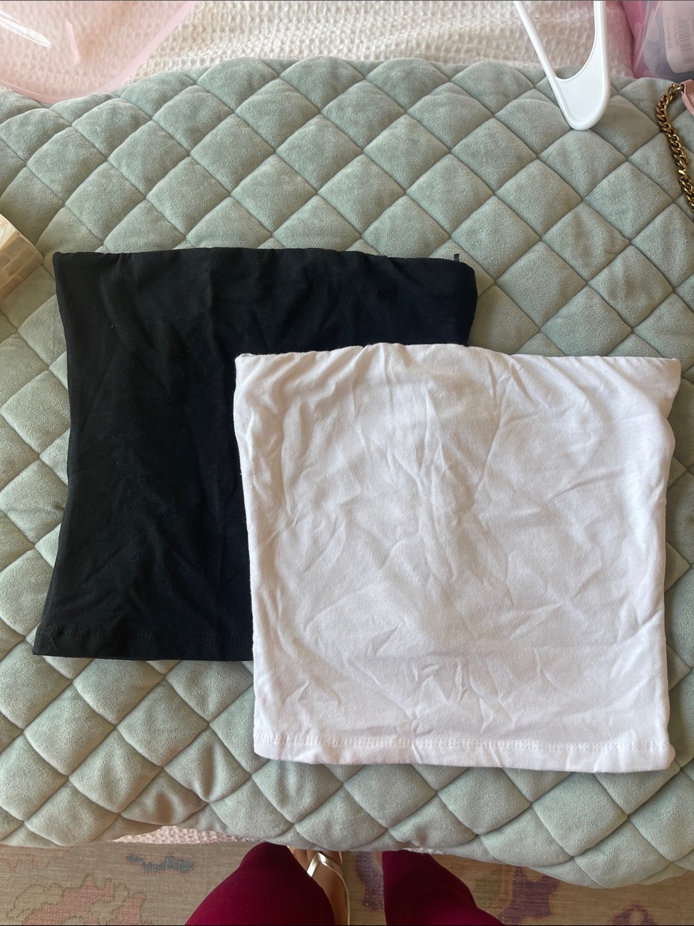 Classic Black and White Tube Skirt Duo